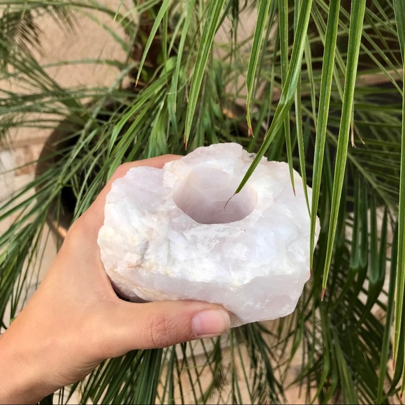 Other - Rose Quartz Candle holder